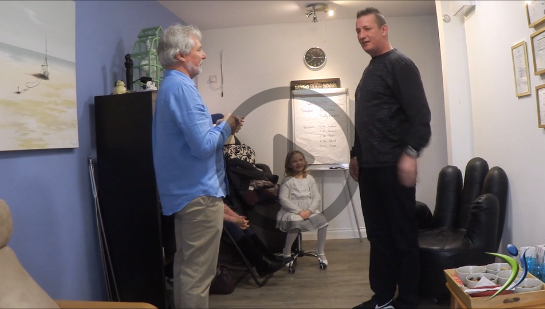 "It's unbelievable!" Andy loses all his pain with an OldPain2Go session