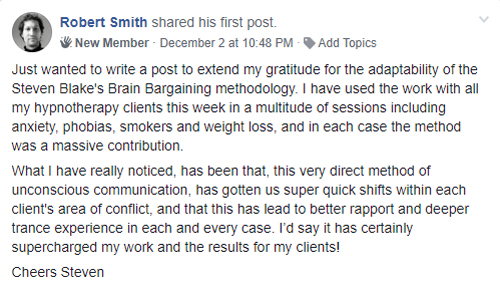 Testimonial Robert Smith